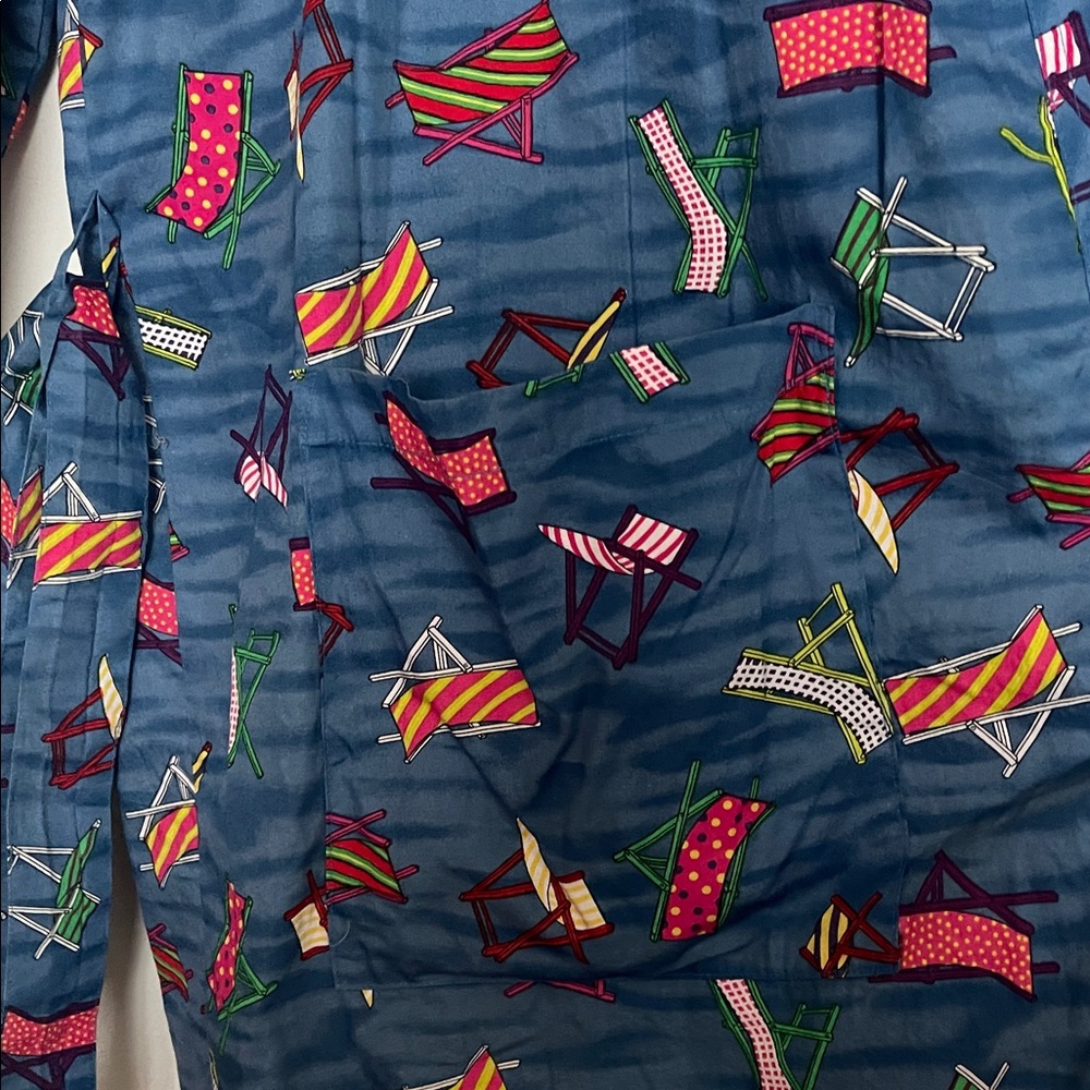Gottex Multicolor Patterned Men's Robe - Picture 2 of 4